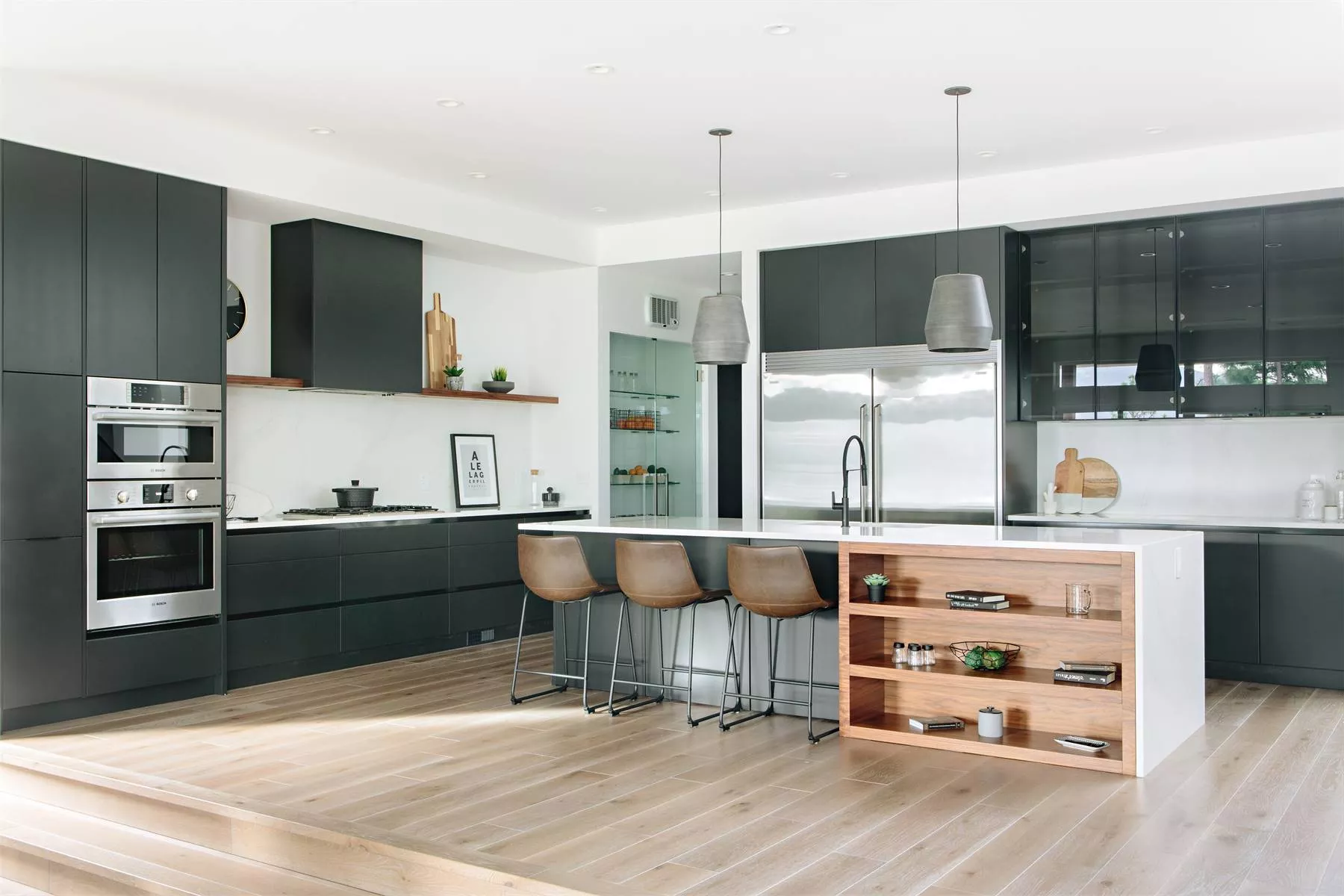 minimalist design in a kitchen