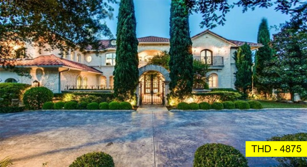 An Impressive Luxury Home with the Feel of an Italian Villa, and an Absolutely Massive Master Suite