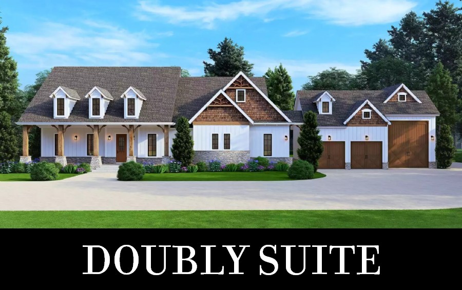 A Large Rustic Country Home with a Primary Suite on the Main Floor and in the Walkout Basement