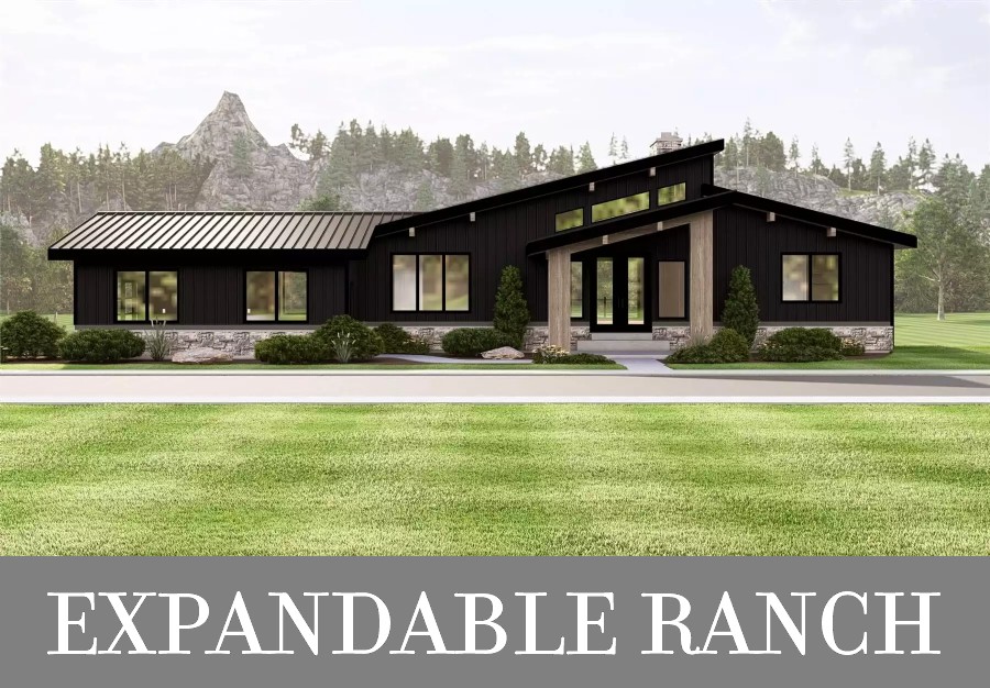 A Spacious Contemporary Ranch with One Main-Level Bedroom and Two More Beds in the Basement