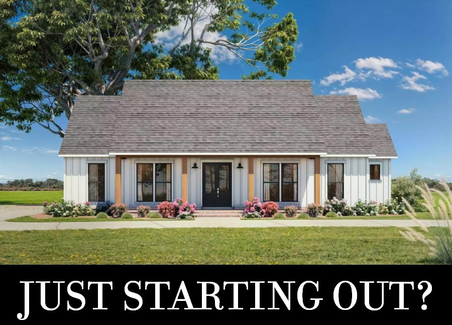 A Split-Bedroom Ranch with Open Living and a Simple, Affordable Shape