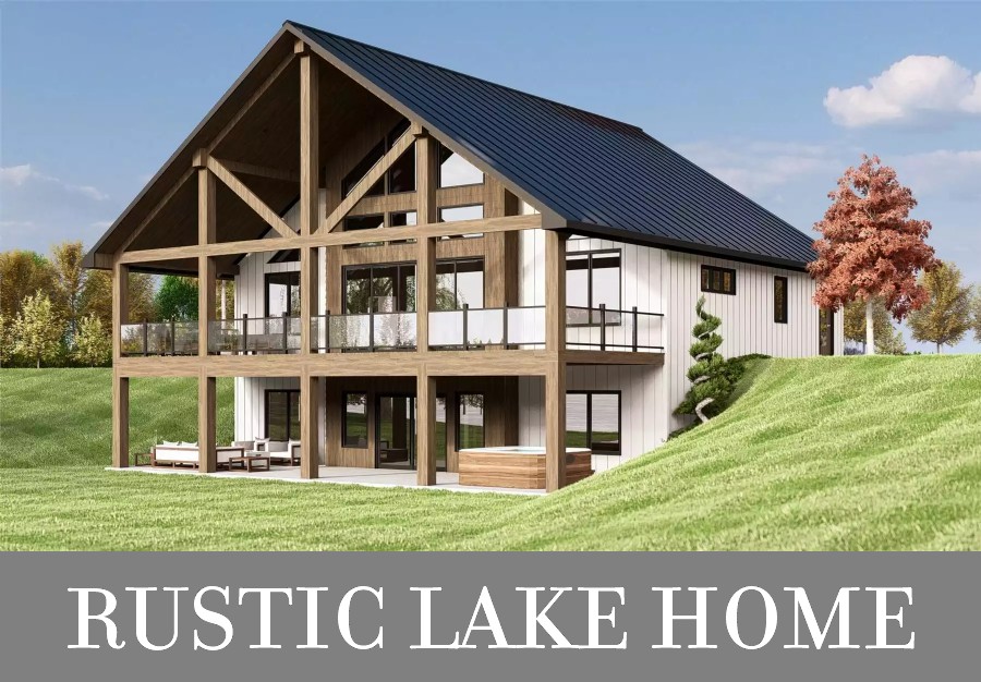 A Lake-Style Home with Two Split Bedrooms on the Main Floor and a Walkout Basement You Can Finish