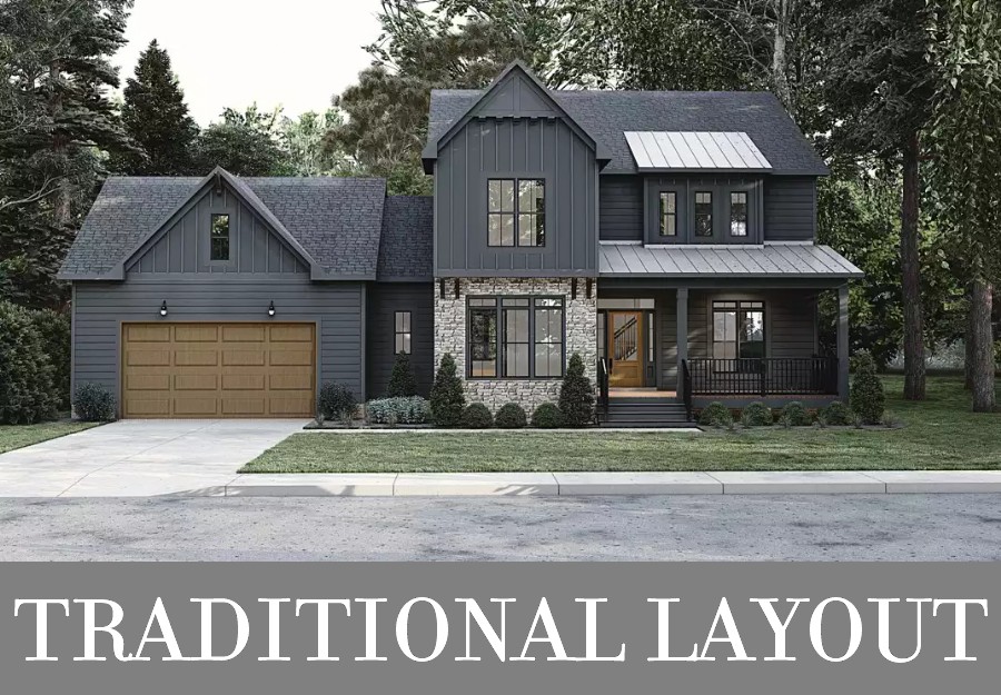 A Spacious Two-Story Modern Farmhouse with Open Living, Formal Dining, and Four Beds Upstairs