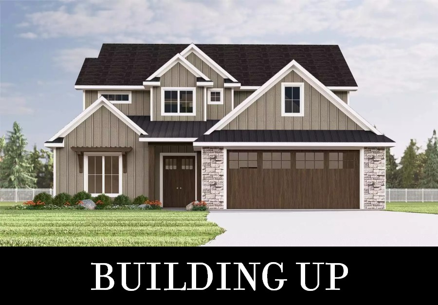 A Traditional Two-Story Home with Spacious Living on the Main Level and Four Bedrooms Upstairs