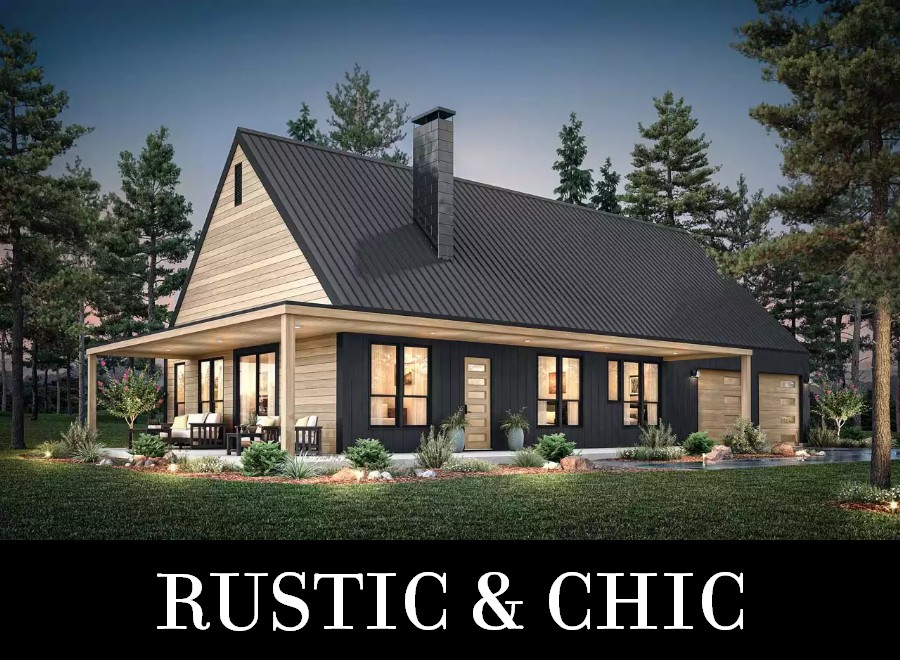 A Simple Scandinavian Home with Barndo Vibes, a Steep Gable Roof, and 3 Bedrooms