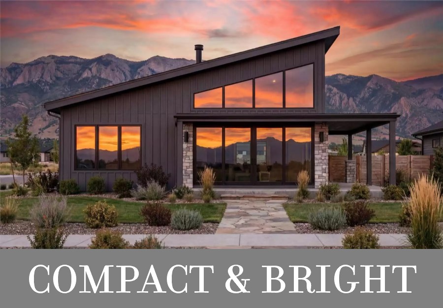 A Simply Shaped Ranch with 1,395 Square Feet, 2 Bedrooms, 2 Bathrooms, and Open Vaulted Living