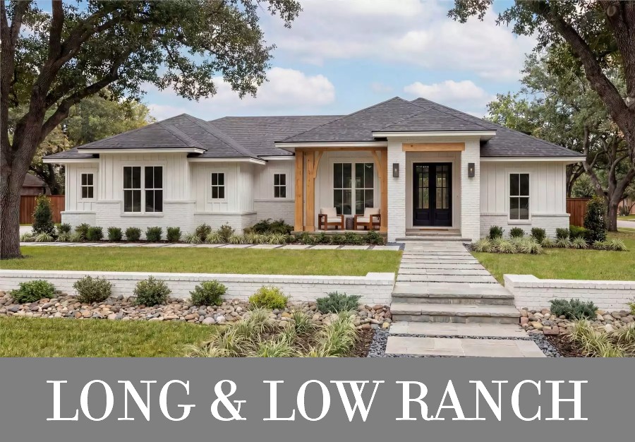 A Ranch with 1,883 Square Feet, 3 Bedrooms, 2 Baths, Open Living, a Flex Room, and Chic Curb Appeal