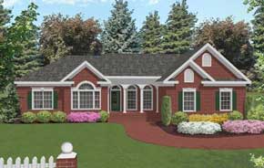 A One-Story, Three-Bedroom Home with Formal Living and Dining, Central Kitchen, and Family Room