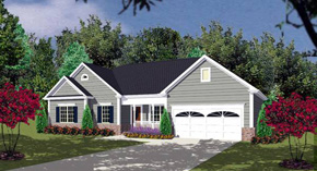 A Three-Bedroom Home with a Fully Loaded Master Suite in 1,231 Square Feet