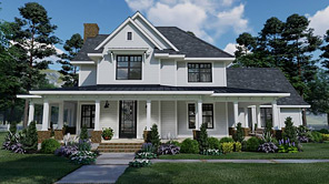 A Midsize, Two-Story Home with Main-Level Master and a Subtly Defined Floor Plan