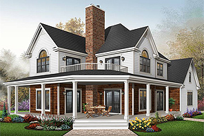 A Three-Bedroom, Two-Story Plan with Large Airlock Entry/Mudroom and Outdoor Living on Both Levels