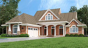 A New America's Choice House Plan with Three Bedrooms and a Wide Open Floor Plan