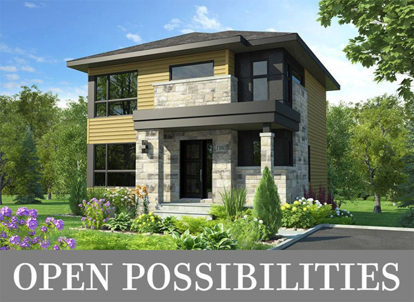 A Blocky, Compact Design with Three Bedrooms Upstairs, and Potentially Two More in the Basement