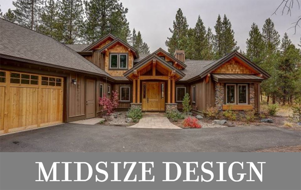 A Midsize Mountain Craftsman with Three Split Bedrooms on One Story and a Luxurious Feel