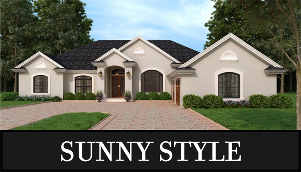 We Have Lovely Exterior and Interior Renderings of This Modern Mediterranean Ranch!