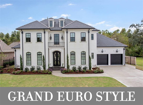 A Gorgeous European Home with Grand Style and Main Level Master and Guest Suites