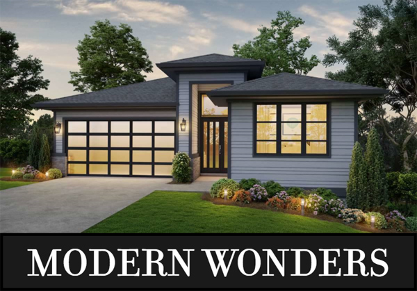 A Midsize Inverted Modern Home with a Main-Level Master Suite and Two Bedrooms in the Basement