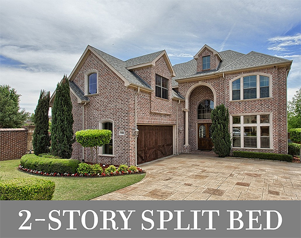 Two-Story Brick Home with Four Bedrooms, a Study, a Game Room, and a Stunning Central Staircase