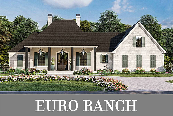 A Luxury French Country Ranch with Four Bedrooms and Open Indoor and Outdoor Entertaining Space