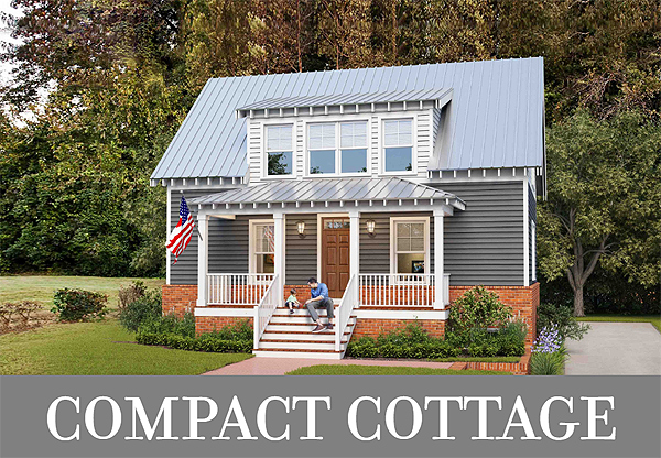 A Two-Story Cottage with 1,548 Square Feet and Three Split Bedrooms