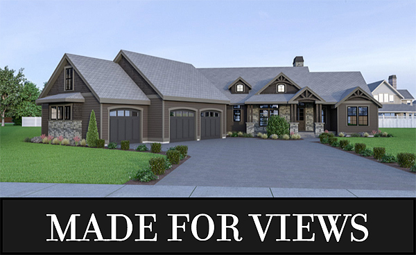 A Spacious Craftsman Ranch with Cozy Features like a Built-in Eating Nook and a Hearth Room