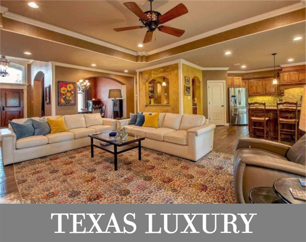 A Luxury Texas House Plan with Three Bedrooms and a Study on One Story