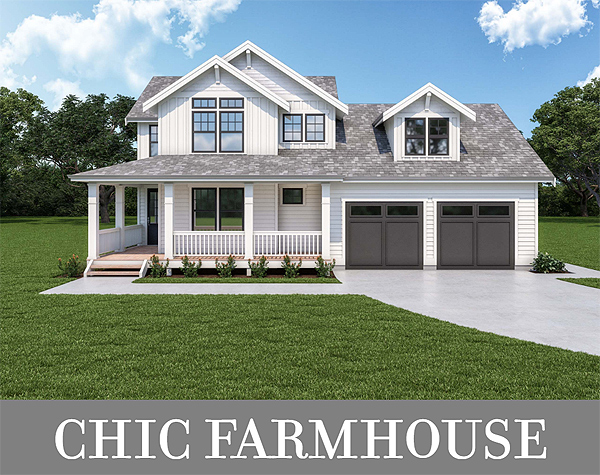 A Neat Two-Story Farmhouse with Three Bedrooms, Open-Concept Living, a Den, and a Bonus