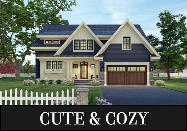 A Spacious Craftsman Cottage with Split Bedrooms on Two Stories and Awesome Curb Appeal