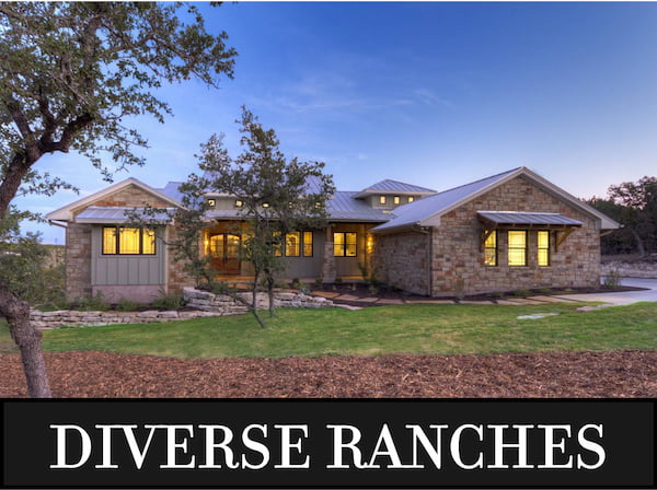 A Luxury Texas Ranch with Split Bedrooms, a Casita, Media Space, Open Living, and Outdoor Living
