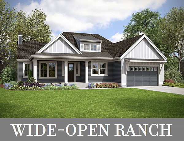 A Three-Bedroom, Open-Concept Ranch with a Bright Nook and an Outstanding Master Suite