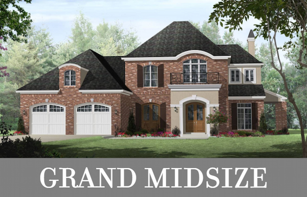 A Midsize Home with a Brick Exterior, Formal Dining, and Three Bedrooms Split on Two Stories