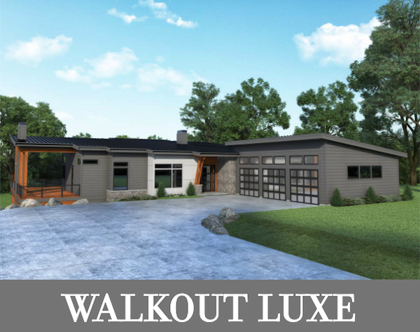 An Inverted Contemporary Design with Split Bedrooms and Plenty of Outdoor Living Spaces