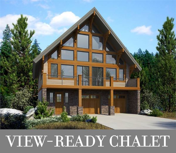 A Chalet Design with 2,700 Square Feet and 3 Bedrooms with a Boosted Layout for Views