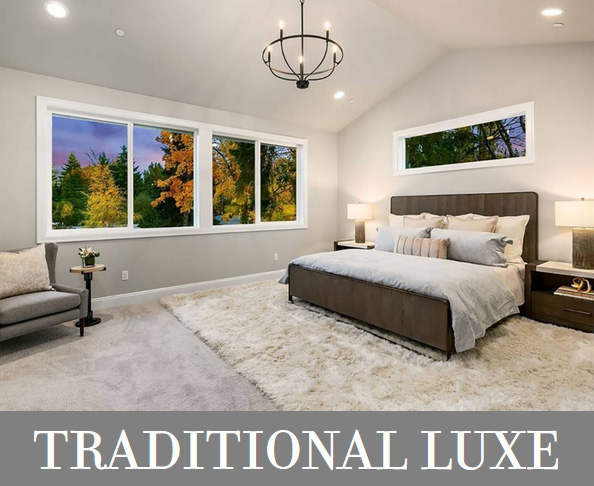 A Luxury Two-Story Traditional Home with a Formal Den and Dining and Vaulted Bedrooms