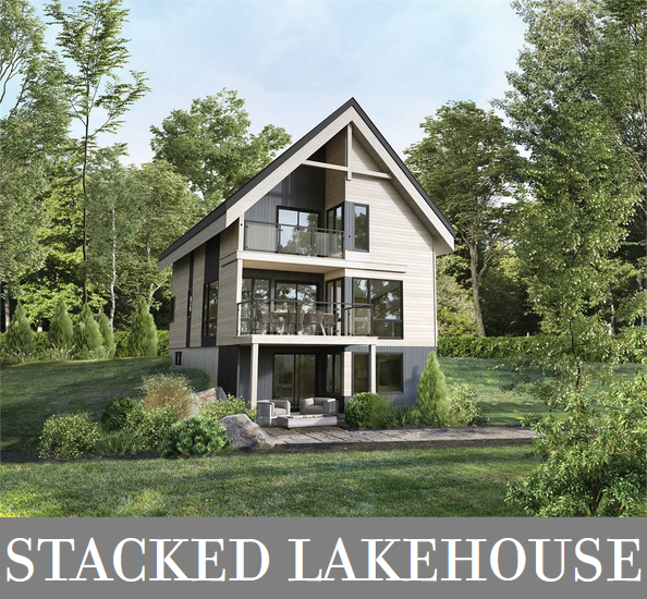 A Contemporary Lakehouse with 2,084 Square Feet and 5 Bedrooms Spread Across 3 Levels