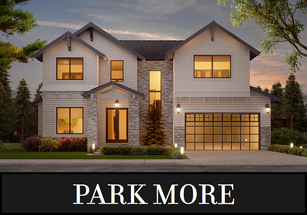 A Luxury Transitional Home with 6 Bedrooms Spread Across 3 Levels and a 3-Car Tandem Garage
