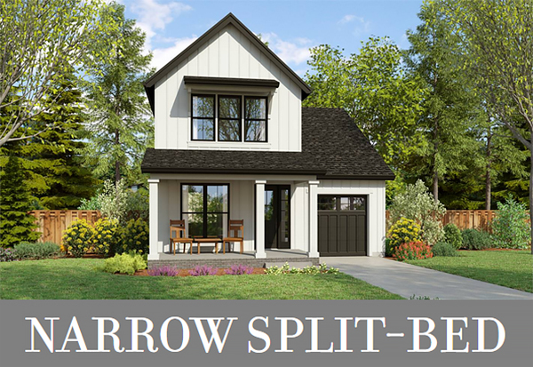 A Two-Story Cottage with 1,926 Square Feet, a Galley Kitchen, and 4 Split Bedrooms