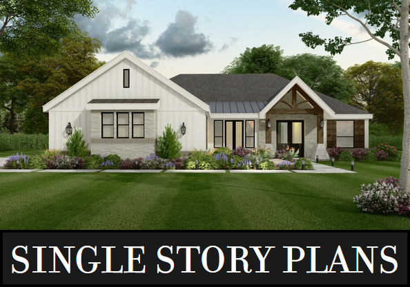 A Midsize Modern Farmhouse with 3 Split Bedroom Suites, a Study, Open Living, and an Outdoor Lounge