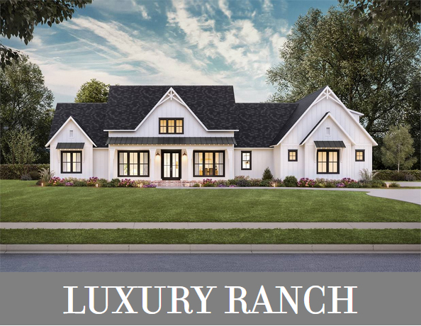 A Luxurious Farmhouse Ranch with an Amazing Master Suite and Stylish Ceilings