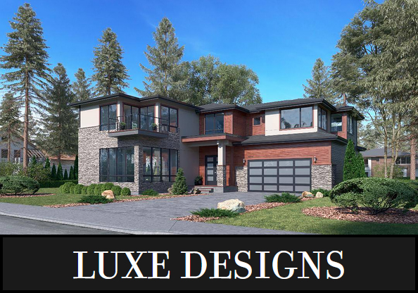 A Spacious Contemporary Home with Tons of Windows, Central Volume, and a Three-Car Tandem Garage
