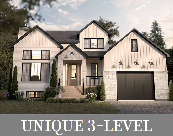 A Unique Three Level Plan with the Master Suite Upstairs and Secondary Bedrooms in the Basement
