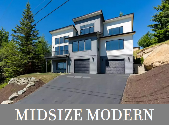 A Modern Design with a Drive-Under Garage, Open Living, and Three Bedrooms