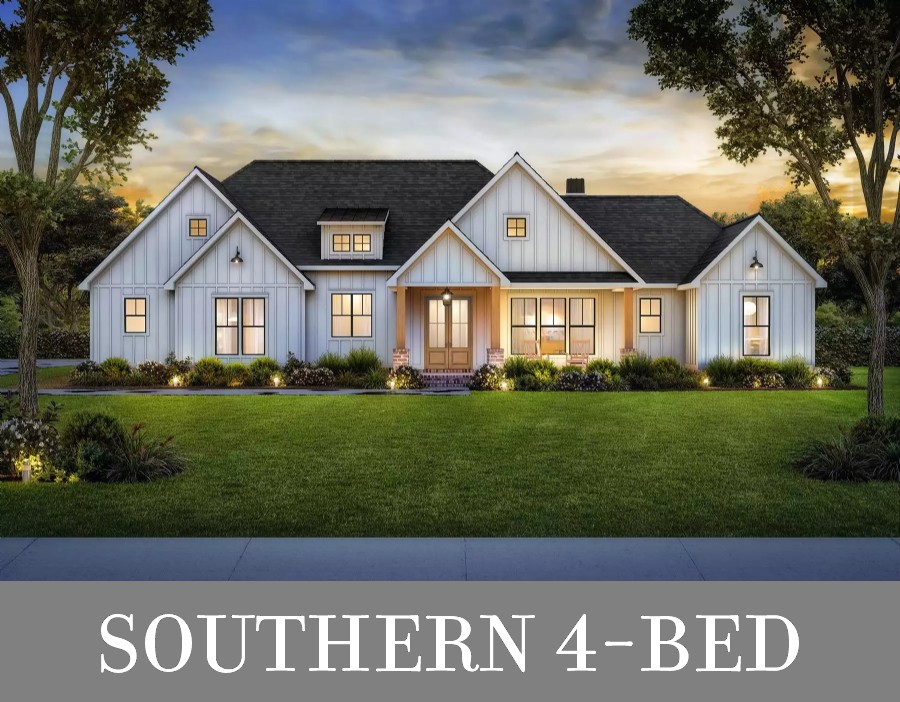 A 2,507-Square-Foot Ranch with Four Split Bedrooms Including Three Suites and Open Living