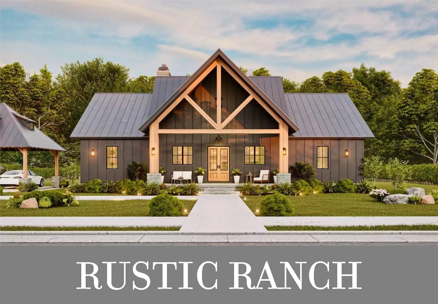 A Split-Bedroom Ranch with Vaulted Living, Outdoor Space, and a Detached Carport