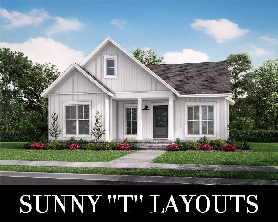 A Cute Cottage with Two Split Bedrooms, an Office, and Open Vaulted Living