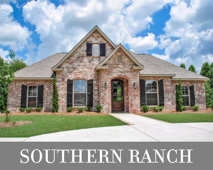 A Southern Brick Ranch with Three Split Bedrooms, a Peninsula Kitchen, and a Trayed Dining Area