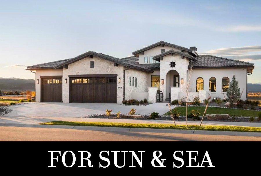 A Luxurious Mediterranean Home with Vaulted Ceilings Made for a Walkout Lot