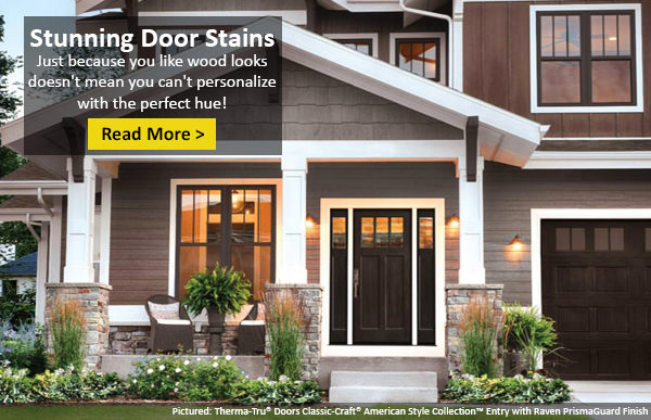 Discover Some Awesome Stain Colors to Use on Your Home's Entry!