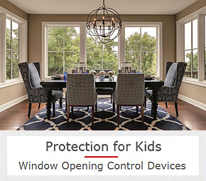 A Child-Safety Feature That Stops the Window from Opening More Than Four Inches