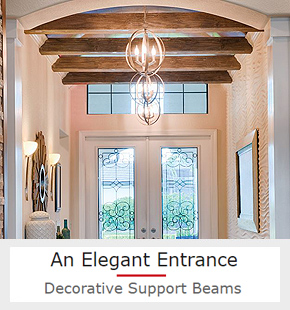 Use Beams Like These to Add Class to a Grand Entrance